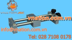 linear positioning stage / manual / single-axis / miniature
