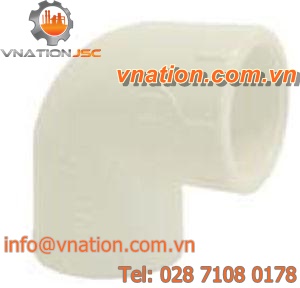 threaded fitting / elbow / PVC