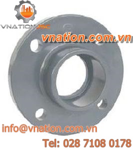 pipe flange / plastic / through-hole / flange socket