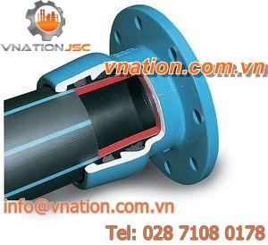 flange fitting / straight / cast iron