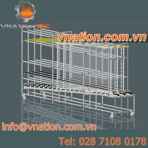 flow storage shelving / modular / light-duty / light-weight