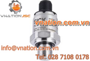 universal pressure transmitter / rugged / for liquids and gases / compact