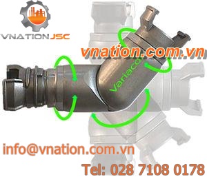 push-to-connect fitting / elbow / fire hose / swivel