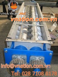 screw mixer / paddle / continuous / twin-shaft