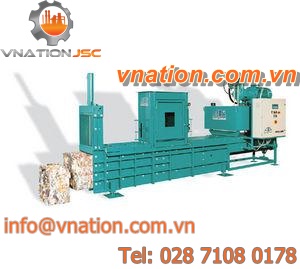 knife crusher-compactor / waste / vertical / automatic