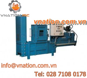 pin crusher-compactor / waste / horizontal / automatic
