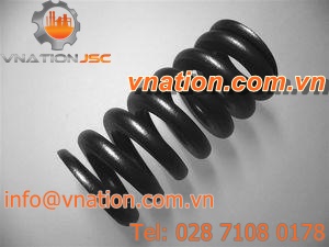 compression spring / round-wire / shafts / for heavy loads