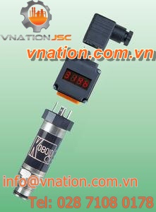 flush diaphragm pressure sensor / piezoresistive / industrial / stainless steel
