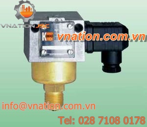 mechanical pressure switch / bellows / for liquids / increased safety