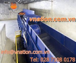 disc feeder / horizontal / drum