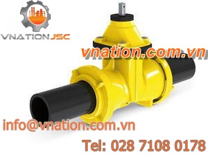 gate valve / drain / for water / flange