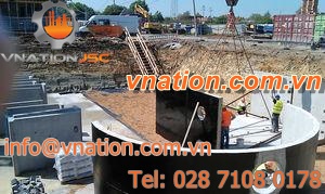 reinforced concrete tank / vertical