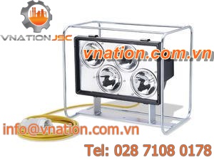 compact fluorescent tube floodlight / IP55 / portable / emergency