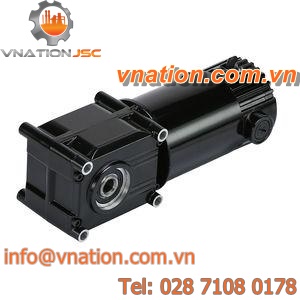DC electric gearmotor / hollow-shaft / orthogonal / hypoid