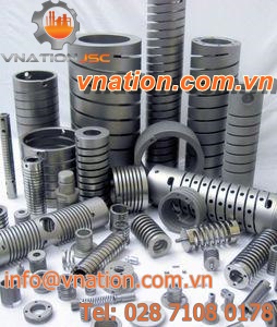 compression spring / oil / machined