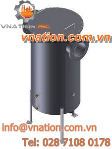 settling tank / stainless steel / vertical / for wastewater treatment