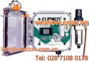 air detector / carbon monoxyde / wall-mounted / with audible alarm