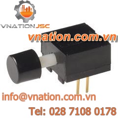 single-pole micro-switch / electromechanical / momentary / subminiature