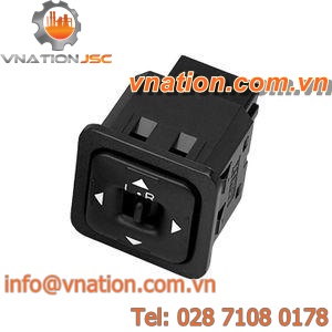 navigation switch / adjustable / multidirection / electromechanical
