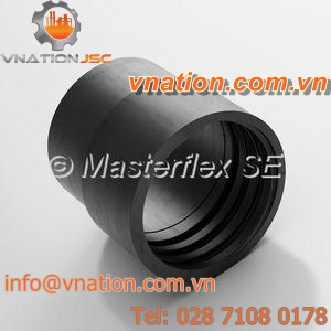 reducing fitting / threaded / straight / polyurethane