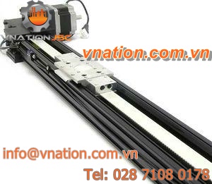 steel linear guide / with belt transmission