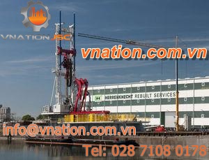 cantilever drilling rig / deep / for construction equipment / rotary