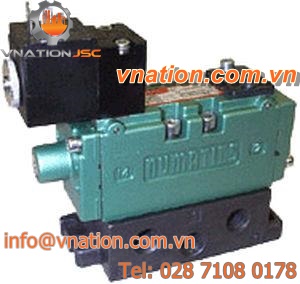 direct-acting solenoid valve / 4-way / pneumatic / modular