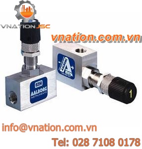 needle valve / manual / metering / for air