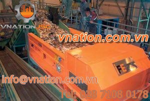 ECS separator / eddy current / for conveyors / industrial