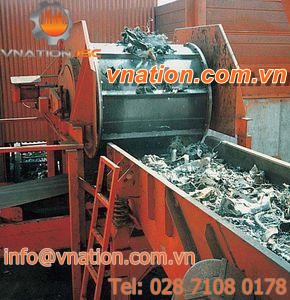 drum separator / electromagnetic / particle / industrial