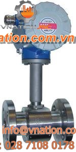 turbine flow meter / for liquids / in-line / with counting function