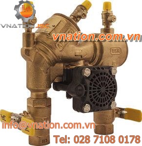 cartridge check valve / ball / bronze / modular