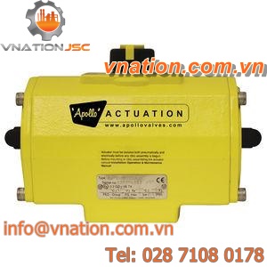 linear actuator / pneumatic / rack-and-pinion / spring-return
