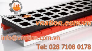 perforated screen plate / polyurethane