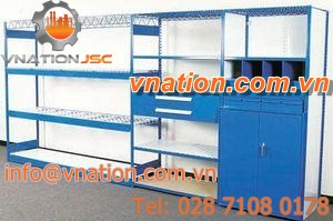 modular shelving / for empty and full cartons / light-weight