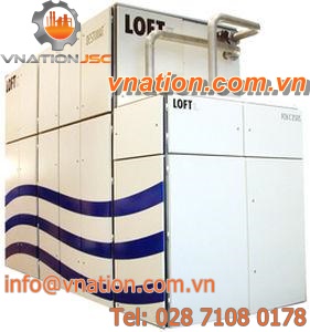 vacuum evaporator / process / for liquid waste