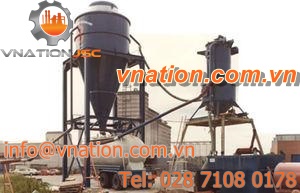 cyclone separator / particle / for pneumatic conveying / vacuum