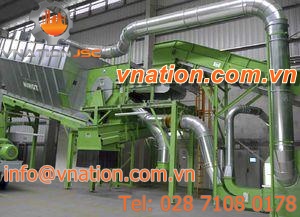 drum separator / for waste / versatile / high-performance