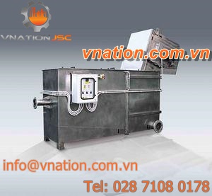 solid/liquid screener / for wastewater treatment / self-cleaning
