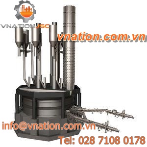 slag remelting furnace / cleaning / pit / electric