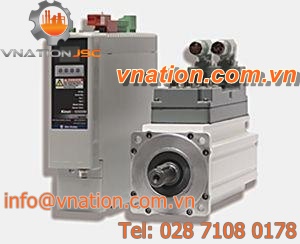 AC servomotor / brushless / 200V / with integrated movement controller