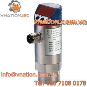 mechanical pressure switch / for liquids / digital / double