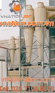 centrifugal separator / cyclone / particle / dust control