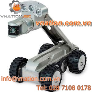 pipe inspection camera UGV / 4 powerful LED