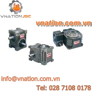 orthogonal gear reducer / zero-backlash / high-precision
