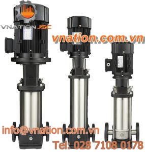 water pump / electrically-powered / centrifugal / vertical