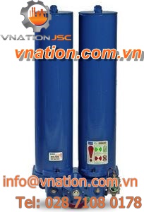 gas filter / hydraulic / double-basket / duplex