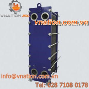double-wall plate heat exchanger / liquid/liquid / compact