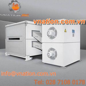fluidized bed dryer / cooler / continuous / with belt conveyor