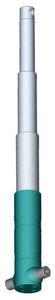 hydraulic cylinder / telescopic / single-acting / ISO